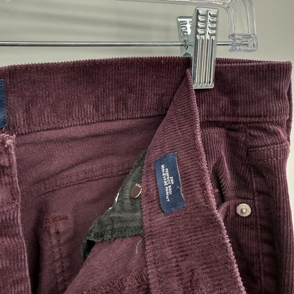 Gap Purple Corduroy Cotton Bootcut Pants Size 28R Y2k Style - Picture 6 of 9